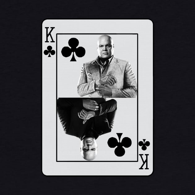 KING OF CLUBS PLAYING CARD "THE KINGPIN" Vincent D'Onofrio by TSOL Games